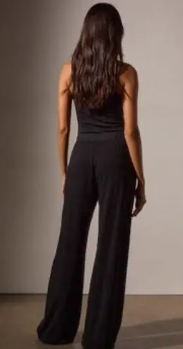 James Perse Brushed Cashmere Wide Leg Sweatpants Pants, Size 1