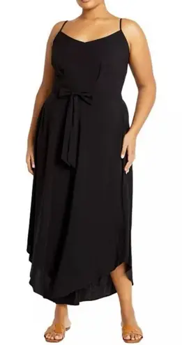 City Chic Women's Black Sara Jumpsuit Plus Size Women's Size M/18 NEW Pockets