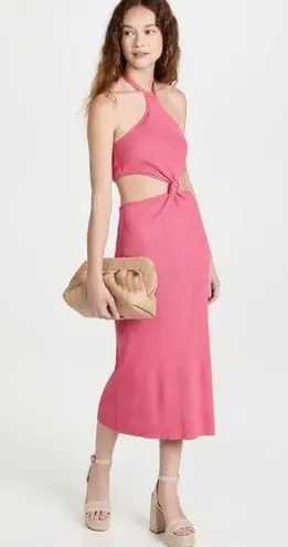 Cult Gaia NWT Cameron Knit Midi Dress In Blossom Medium