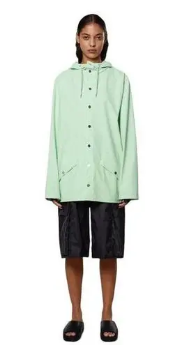 NWT! Rains Unisex Waterproof Jacket in Mineral