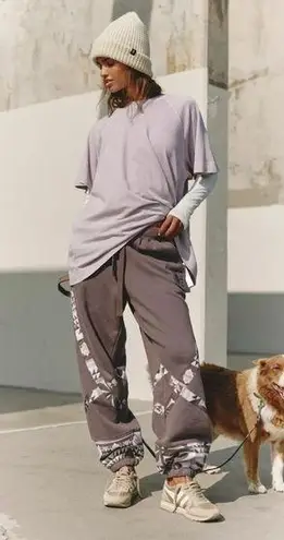 Free People Snow Flow Joggers in Driftwood Size Small Brown