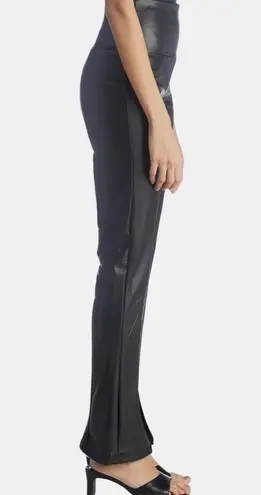 RD Style
Vegan Leather Front Slit Flare Pants