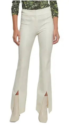 Derek Lam 10 Crosby Front Slit Pants in Crème Size 0