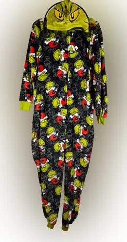 The Grinch Sleepwear Christmas Holiday Hooded Lounge Leisure Costume Sz Med NWT
