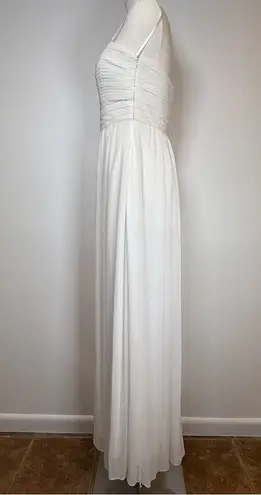 Cinderella Design White Sleeveless Sweetheart Gown Size Medium