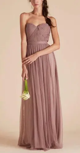 Birdy Grey Christina Convertible Dress - Tulle Sandy Mauve Full Body Textured Padded