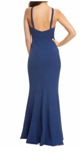 Dress the Population  Brianna Slit Halter Gown Size M