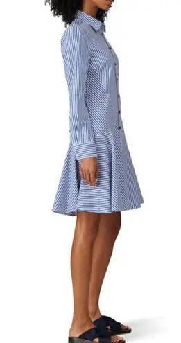 Derek Lam ππ Blue Pin Stripe Shirtdress ~ Blue White 40 EUC Minimalist Chic