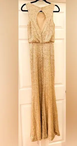 Sorella Vita Golf Sequin Mermaid Formal Gown sz 6