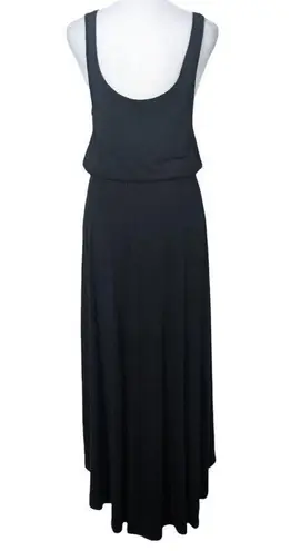 Felicity & Coco High Low Black Midi Dress Size XS Black Stretchy Knit Sundress