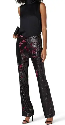 Badgley Mischka Plum Pink black Sequin party
Pants Size 2