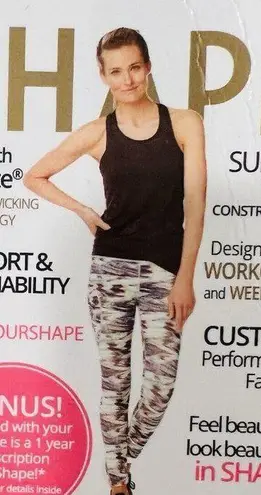 Shape Active Women’s Beige Tank Top Plus Size 2X Scoop Neck Moisture Wicking NWT