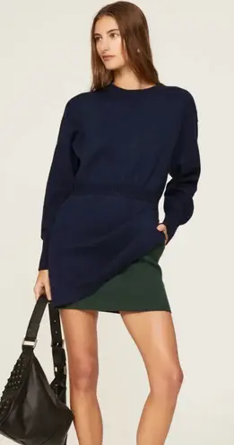 Something Navy Blue Colorblock Sweater Dress