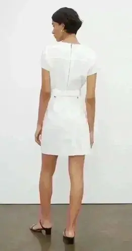 Club Monaco White Belted Pocket Dress Size 8 New With Tags