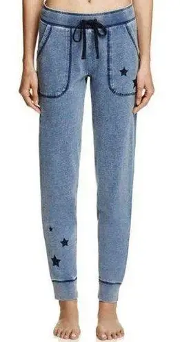 P.J. Salvage  Seeing Stars Jogger Pants Chambray Jean Knit Sweatpants Sweats Pants