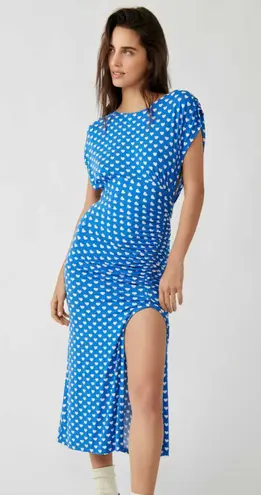 Free People Blue Midi Dress