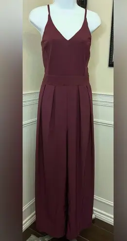 Halara Breeze Full Pocket Wide-Leg Jumpsuit – Burgundy
Size: XL