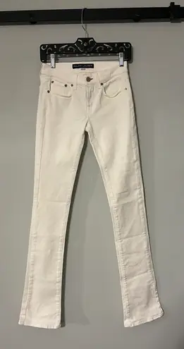 Ralph Lauren White Bootcut Jeans