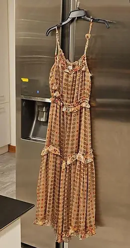 MISA Los Angeles ππ Nati Dress ~ Flora Tile Mix Medium M NWOT