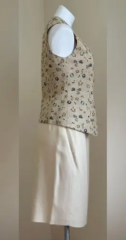 Gruppo Americano Studio Light Yellow Vintage Skirt Vest Jacket Set SZS 6 S 8 Size undefined