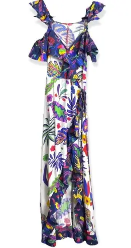 NWT CELiAB Cereza Wrap Dress Tropical Size XS