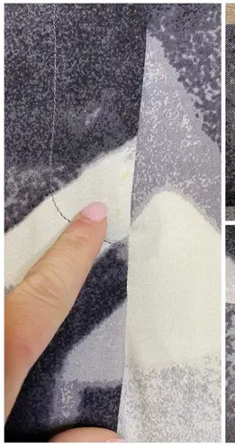 Halston Heritage Black White Gray Geometric Silk Wool Slim Ankle Pants Size 4