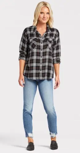 Sanctuary Boyfriend For Life Plaid Shirt