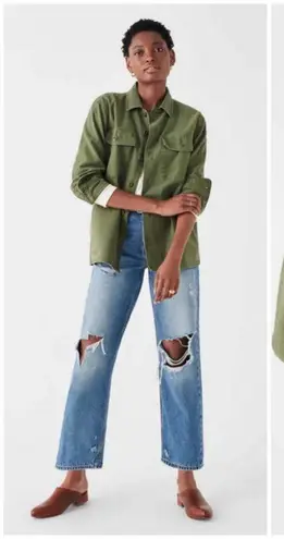 Faherty ππ Savannah Cotton Overshirt Jacket~ Fatigue Green XS NWT
