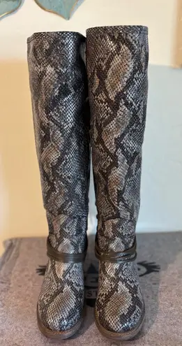 FREEBIRD by Steven Snake Coals Leather Boots 7