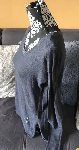 Calvin Klein JEANS Gray Jersey Top Size XS