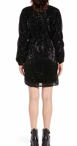 NA-KD NWT Balloon Sleeve Sequin Dress