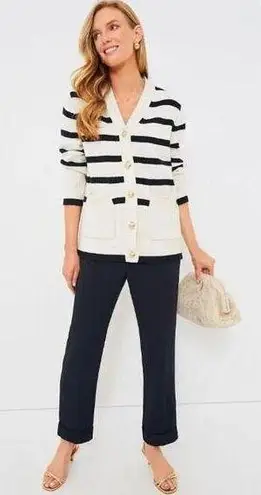 Tuckernuck NEW Sz S Black Duncan Pleated Trouser Pants Straight Leg