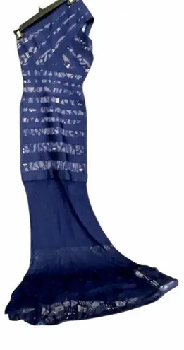 Herve Leger Karin One Shoulder Gown by Max Azria Bodycon Knit Formal Dress XS