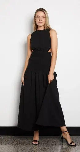 SNDYS Lottie Dress in Black Small New Womens Maxi Gown