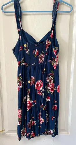 Xhilaration Blue Floral Sundress