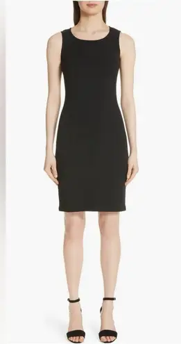 St. John Caviar Black Milano Classic Sheath
Wool Blend Knit Dress size 12