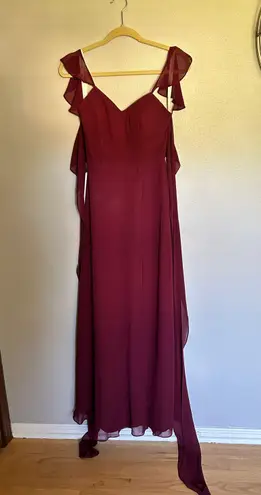 Azazie New Everett Cabernet Dress