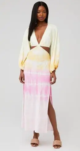 Jen's Pirate Booty Rio Sonora Dress Rio Rainbow Lightning Tie Dye Womens Size XS