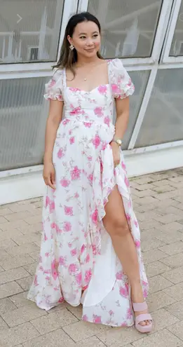 Love Shack Fancy Maxi Floral Dress