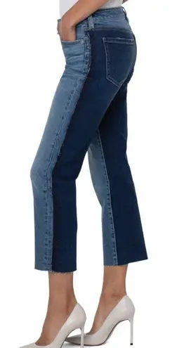 Liverpool Jeans Company Stitch Fix Liverpool Kennedy Crop Straight Two ToneFray Ridgeley Size 4/27