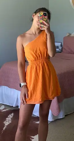 Sky to Moon Orange Dress