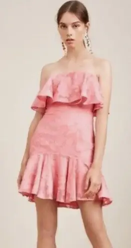 Keepsake The Label Radar Mini Dress in Peony Pink size Small New with Tags