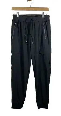 Stelle Women’s Tapered Hiking Cargo Jogger Pants in Black Size M Size M