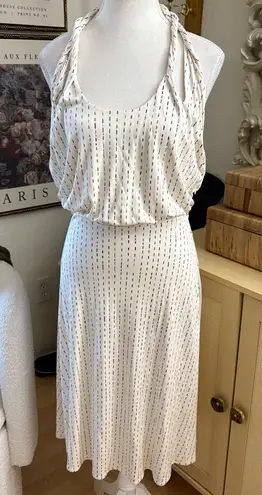 Mara Hoffman 100% Silk Halter Dress Y2K Size Medium