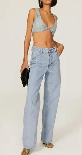 Retrofête Denim Willis Bra Top Blue