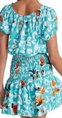 Tanya Taylor Gwen Hand-Painted Mini Dress