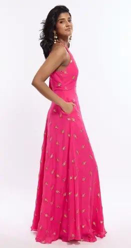 SANI Nila Anarkali with Dupatta Pink Size M