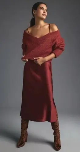 Anthropologie Mare Mare Layered Sweater Slip Dress | Size Large