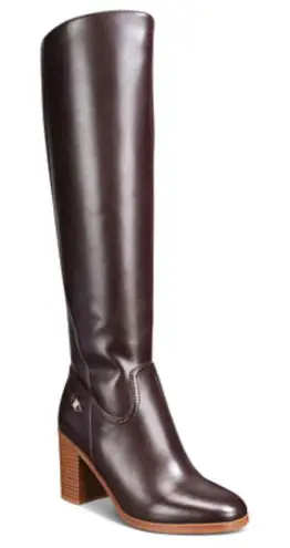 Gianni Bini Giani Bernini Brown Odettee Memory
Foam Block Heel Knee High Boots(Size 5M)