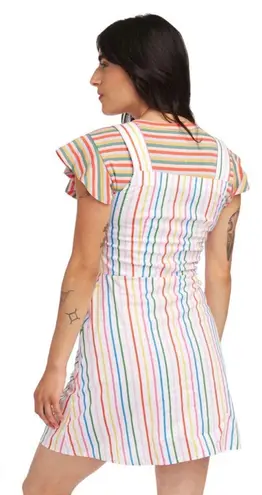 Nooworks Ban.Do X Overall Dress Rainbow Stripe